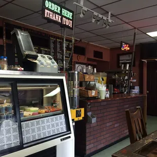 a view of the counter