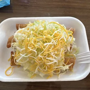 Love their potato rolled tacos