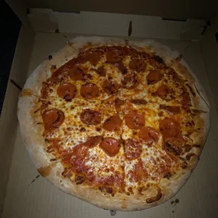 The pizza we received
