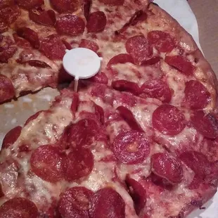 Yum! Toppings to the edge! #doneright