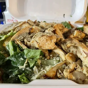 Chicken Caesar, xtra chicken.