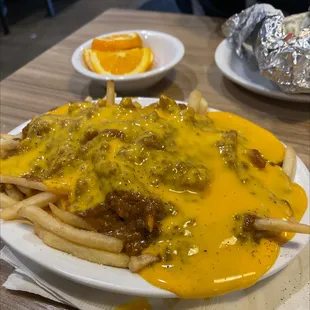 Chili cheese fries