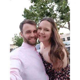 Was sent off to my anniversary dinner in some lushious curls! Thanks Laura for squeezing me in on my special day!