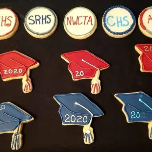 School color graduation sugar cookies (dozen)