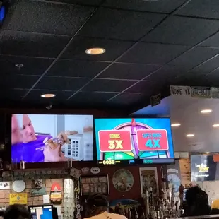 At the bar TV&apos;s