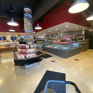 interior, sushi and sashimi