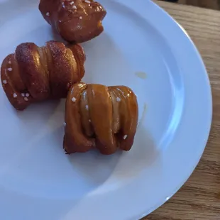 Bavarian pretzel bites