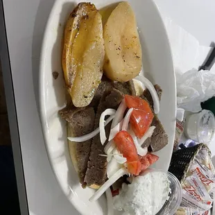 Gyro platter