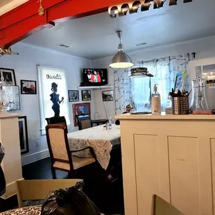 the kitchen and dining area