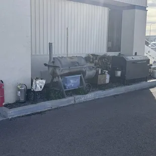 the outside of the building