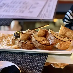 a plate of food on a table