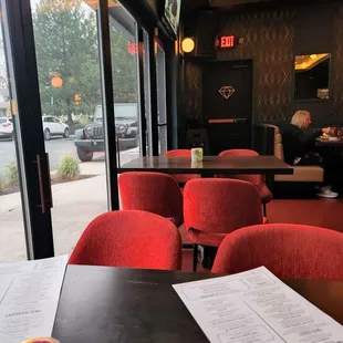 Comfortable area of seating for our small group.