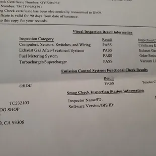 My truck passed smog no problem