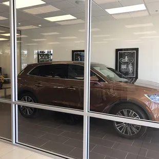 Our new MKX Black Label in it's private showroom!