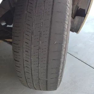 My tires now on 4/29/24