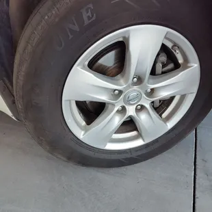 My passenger front tire now 4/29/24