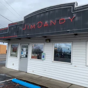 the outside of the building