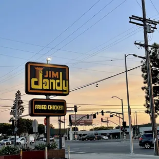a sign for jim dandy
