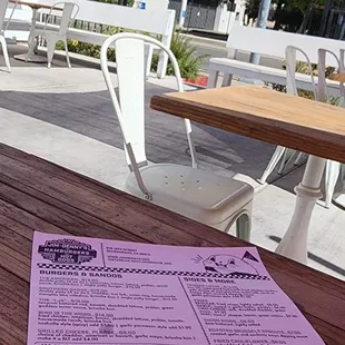 Patio dinning.. 2:21 pm.