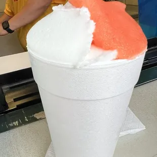 1/2 Coconut Cream &amp; 1/2 Passion Fruit