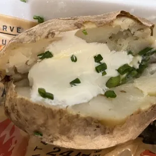 Loaded Baked Potato without the cheese and bacon