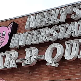 Classic Neon Signage always gives a cool throwback vibe to any restaurant.