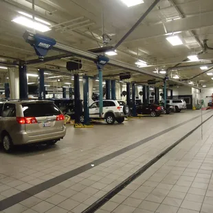 Toyota Certified Technichans on hand daily to make sure your vehicle repair is done right.