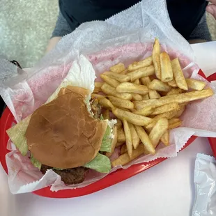 Cheese burger with bacon