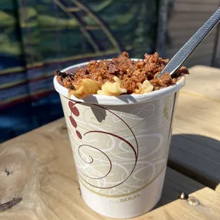 Brisket mac and cheese, the large was actually a huge portion