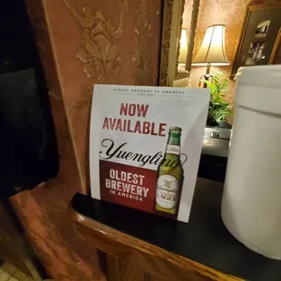 a sign for the restaurant