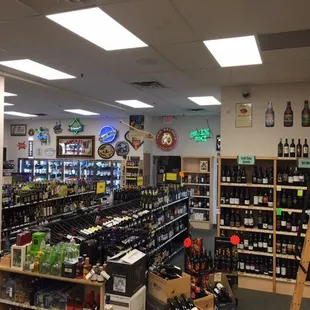 a wine store