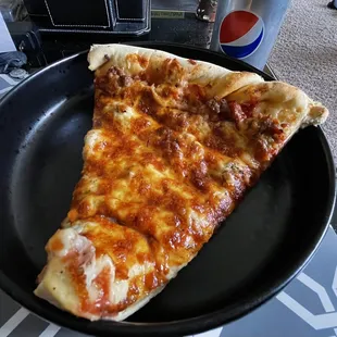 Cheese &amp; Sausage Slice and Soda Combo