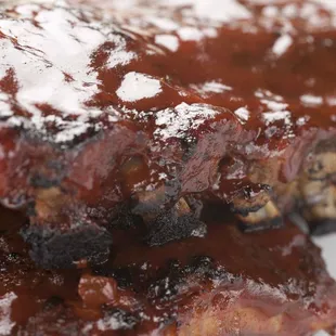 The barbecue ribs at Jimanos.