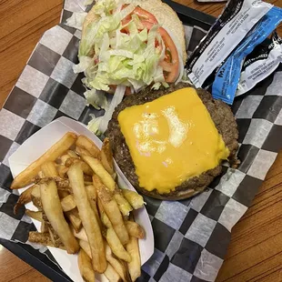 Jimbo's signature burger