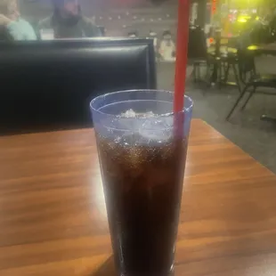 Never ending Coca Cola products, with a quality straw!