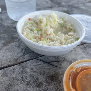 Cole Slaw was too wet for my taste ..