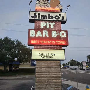 Sign outside