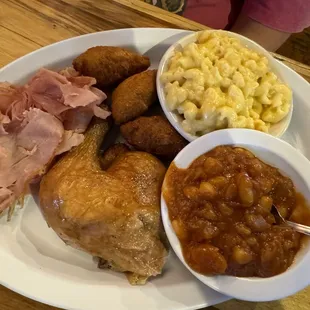 BBQ Chicken Dinner Combo Pick 2 Ham and Chicken