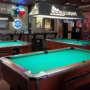 Pool tables