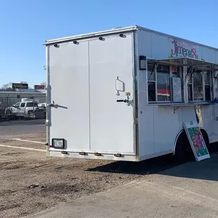 Exterior of food truck