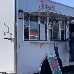 Exterior of food truck
