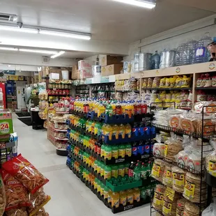 a wide variety of food items