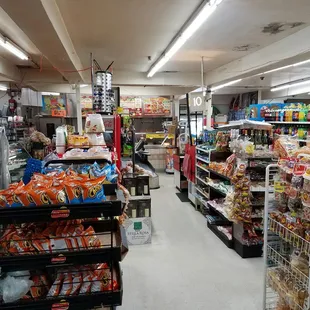 a grocery store filled with goods