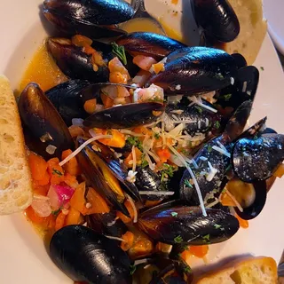 Steamed Mussels