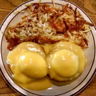 A really good rendition of eggs Benedict.