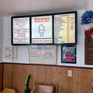 Indoor menu