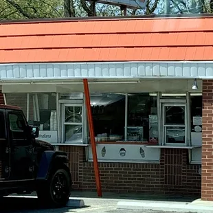 Walk up front windows for ordering!