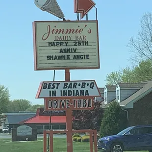This sign is out front on Pendleton Pike in Pendleton! Put your turn signal on!