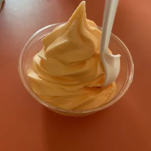 Tangerine ice cream small