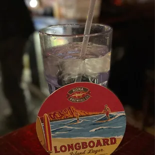 a glass of longboard